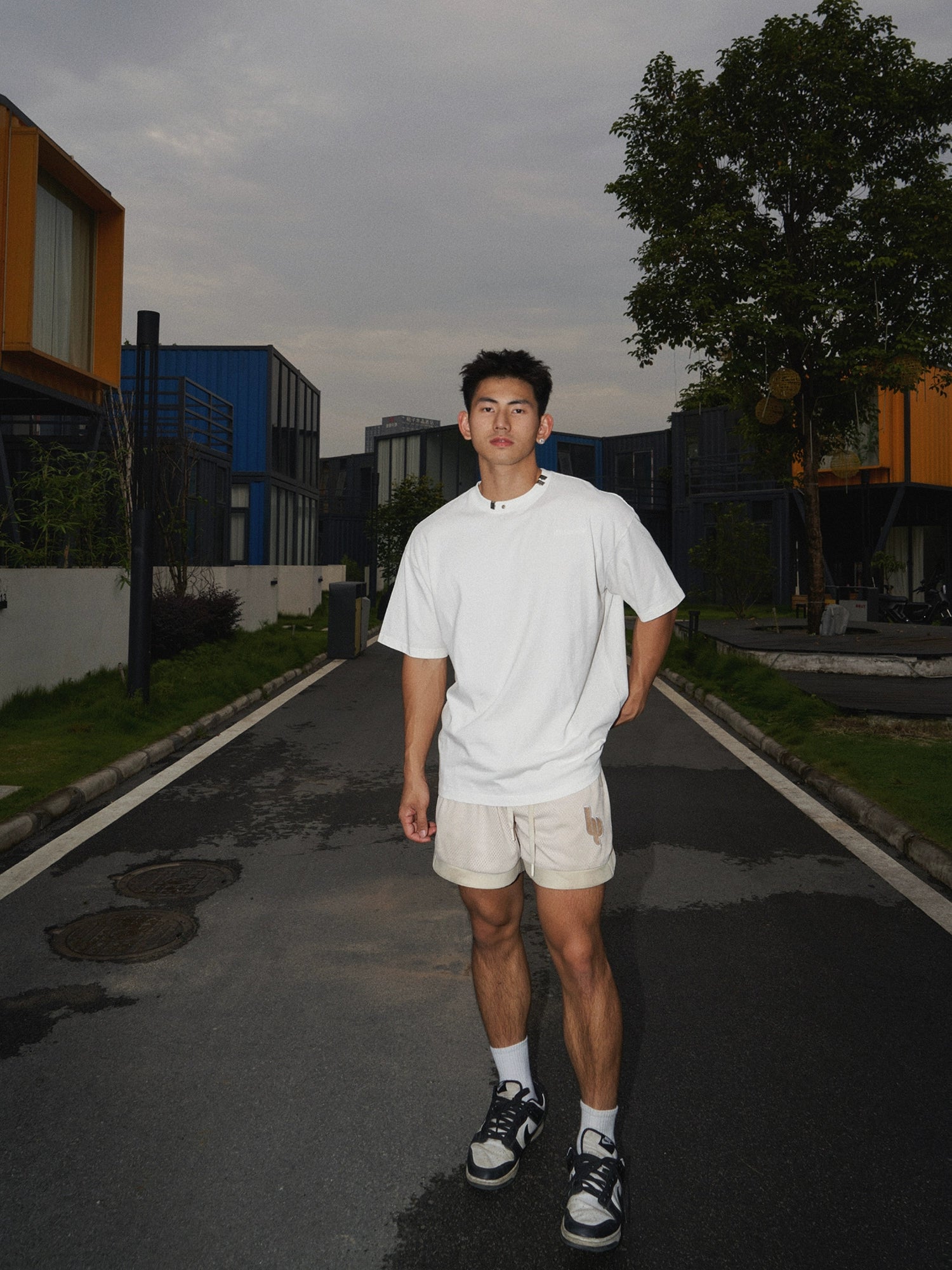 Washed Black Cotton T-Shirt