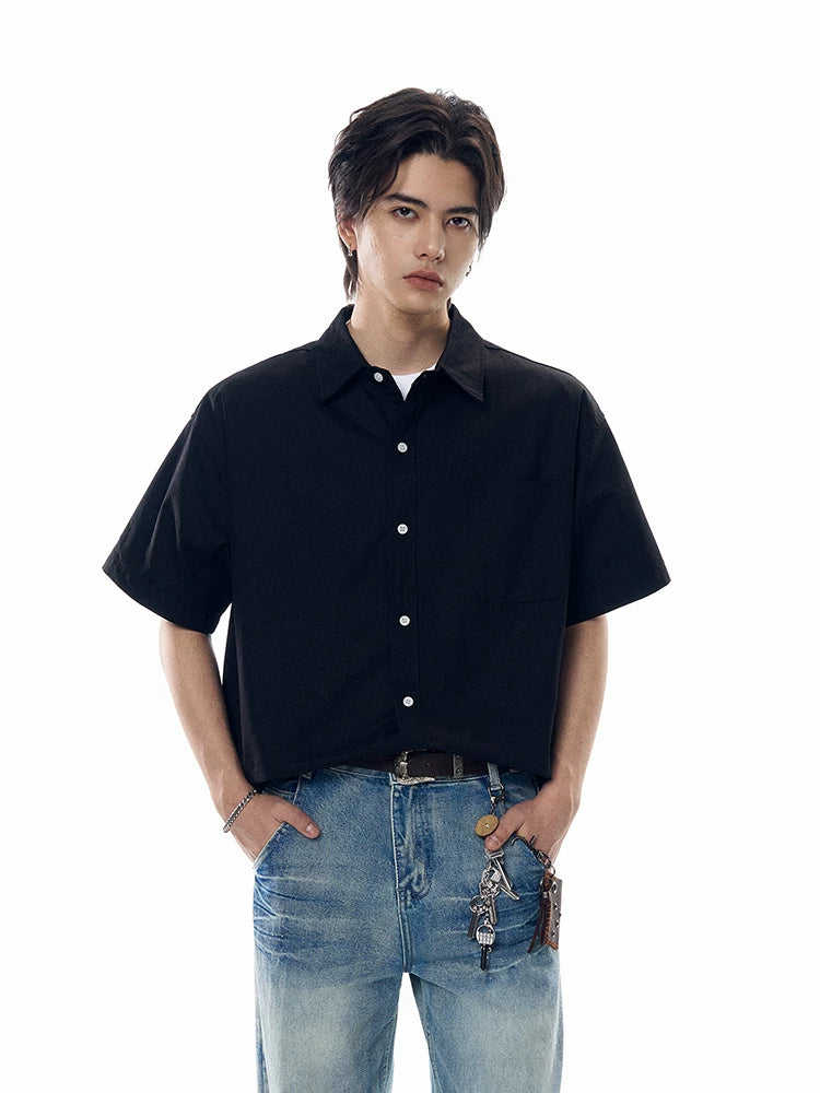 Clean Slate Boxy Short-Sleeve Shirt