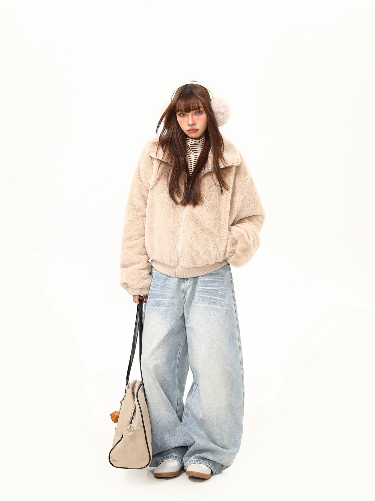 Marshmallow Cloud Fleece Zip Jacket