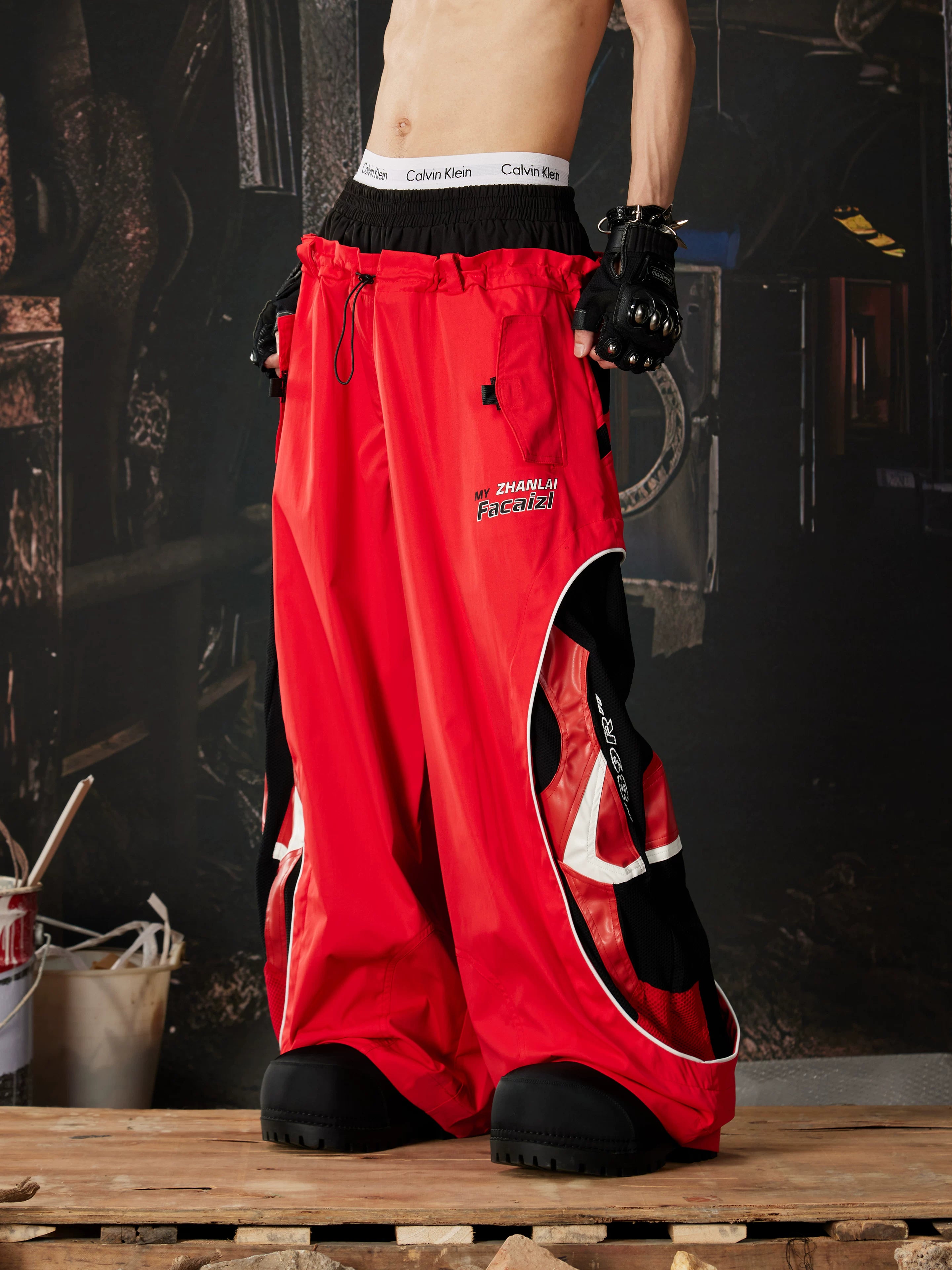 Razorflare Red Turbo Track Pants