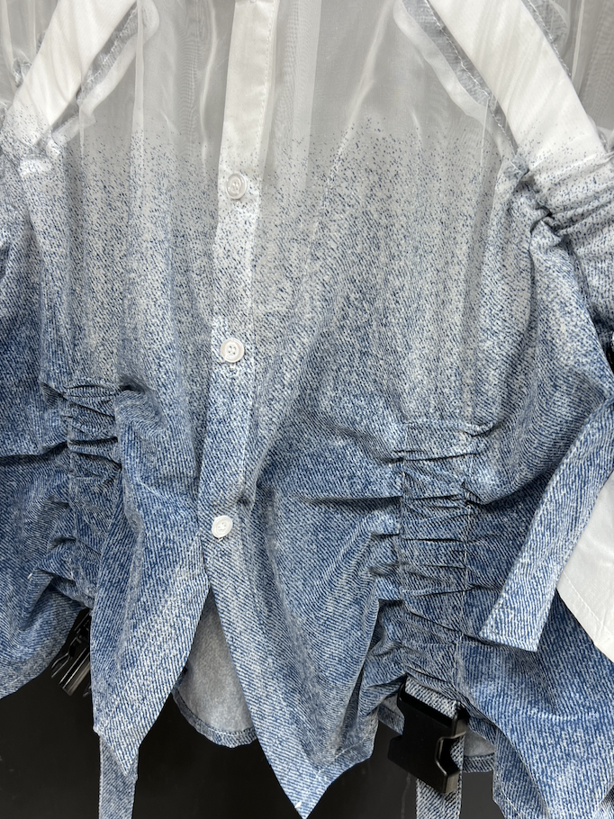 Frostbound Harness Sheer Utility Shirt