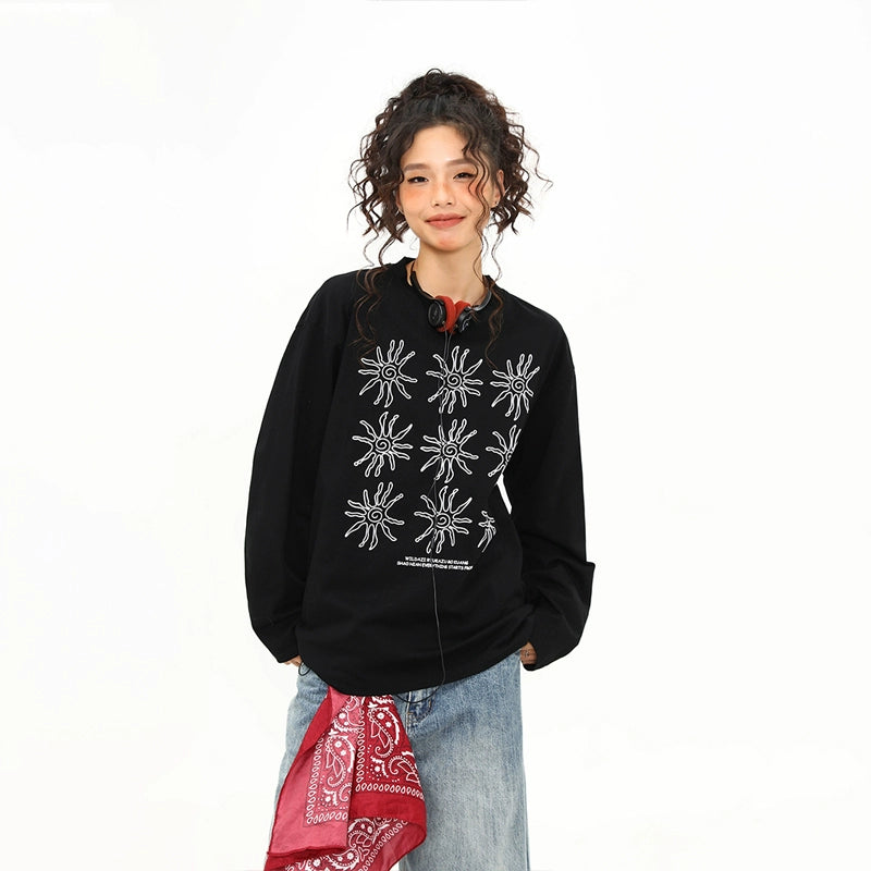 Solar Sketch Long Sleeve Tee