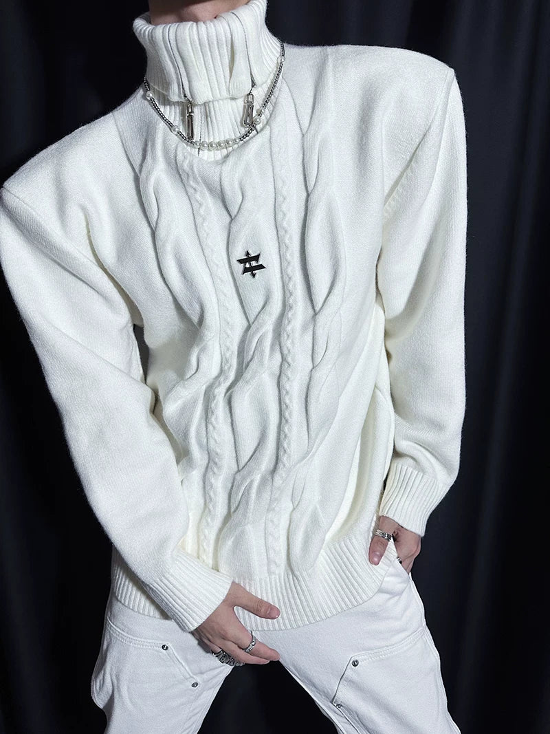Stellar Spire Starcrest Cable Sweater