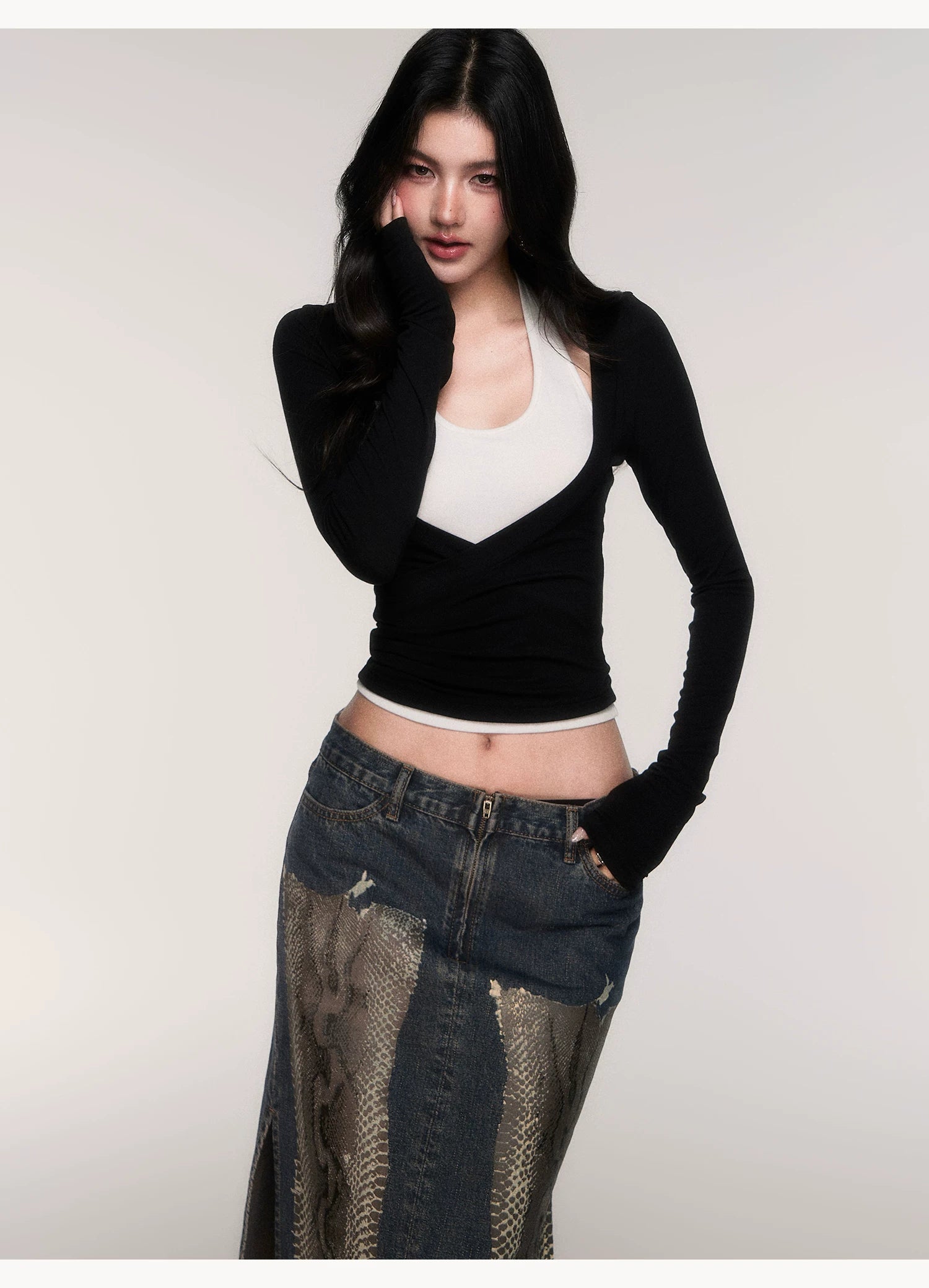Mirage Wrap Layer Top