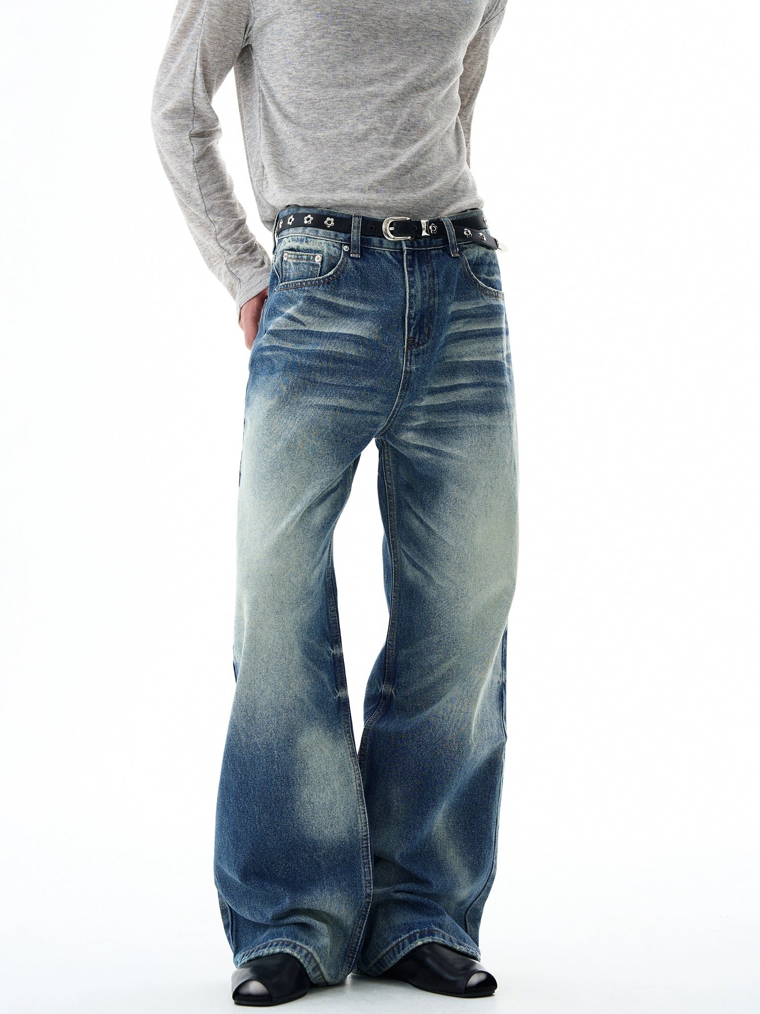 Glacier Fade Flare-Leg Jeans