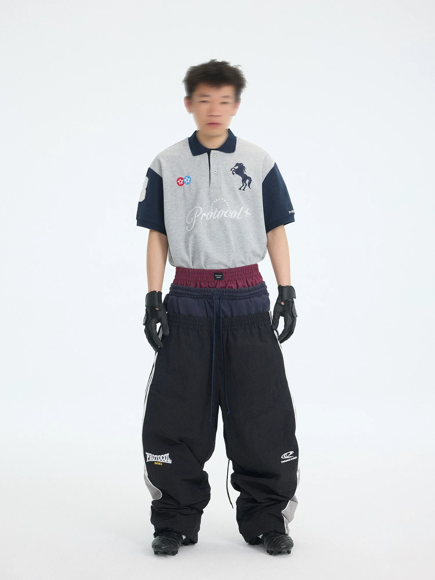 Protocol Double-Waist Rally Track Pants