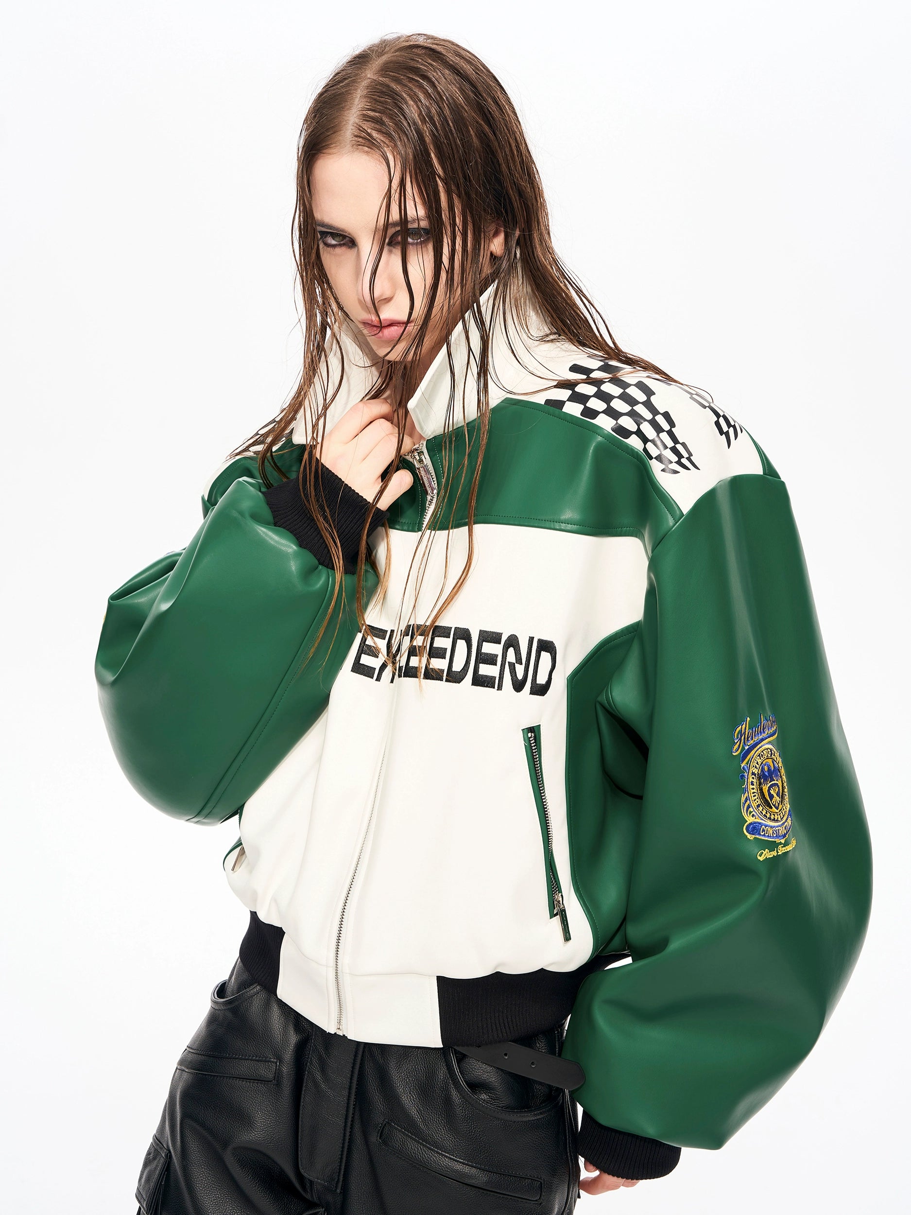 Victory Circuit Moto Varsity Jacket