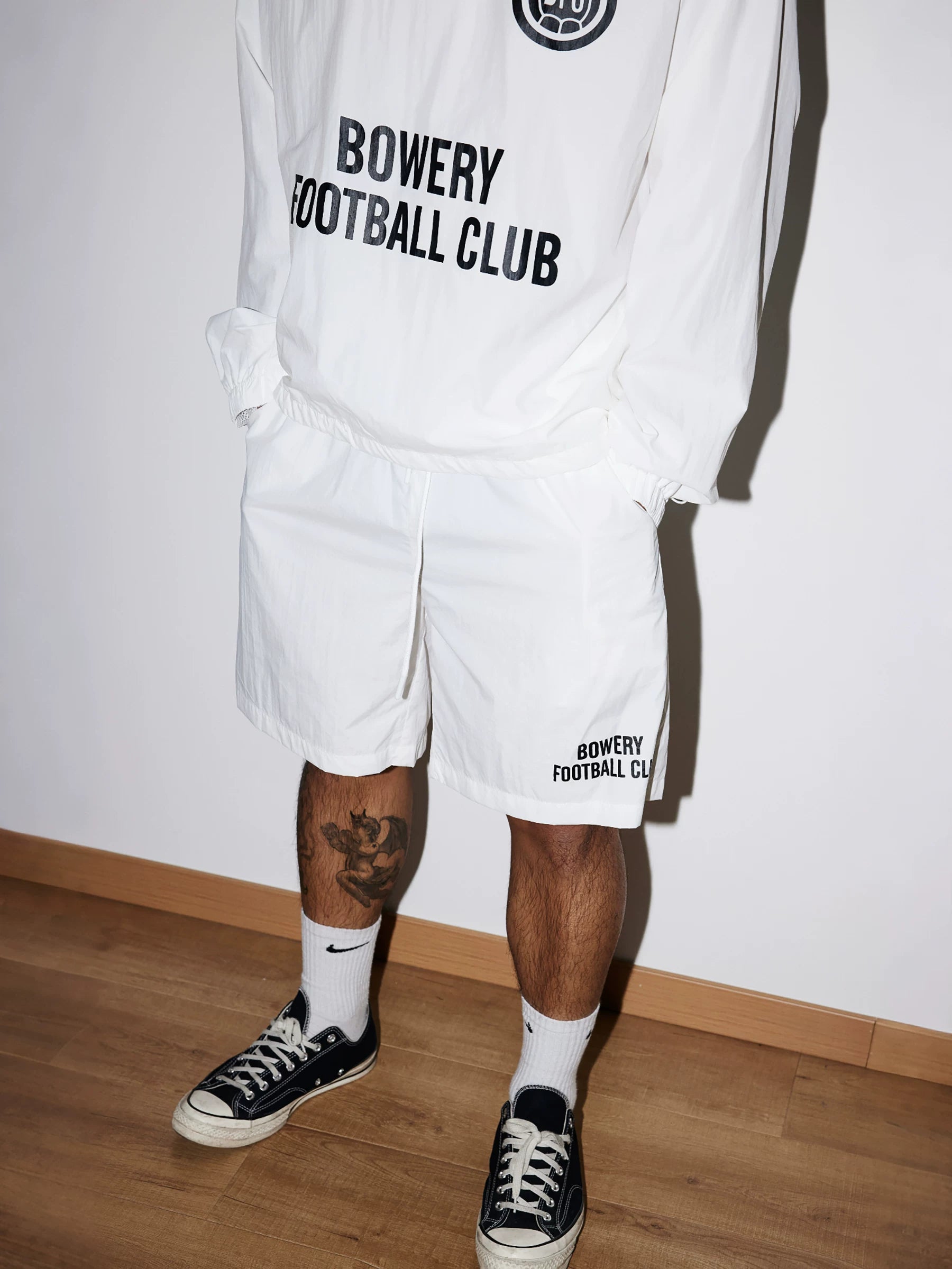 Bowery Pitch Training Sweatshirt and Short Setup