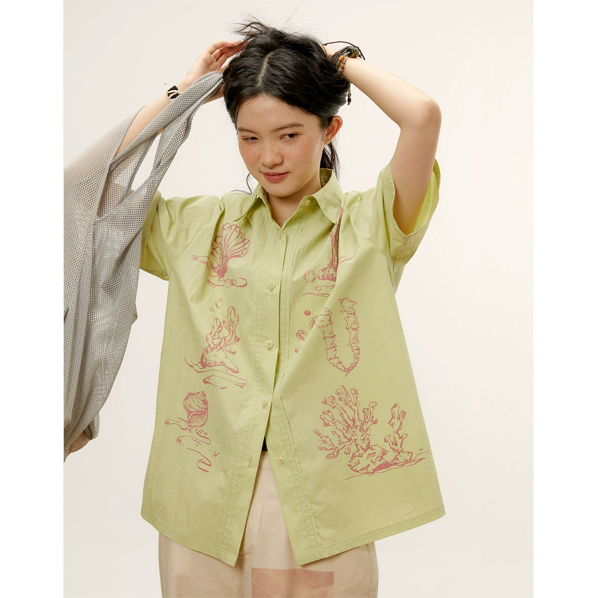 Octopusme Marine Life Print Shirt