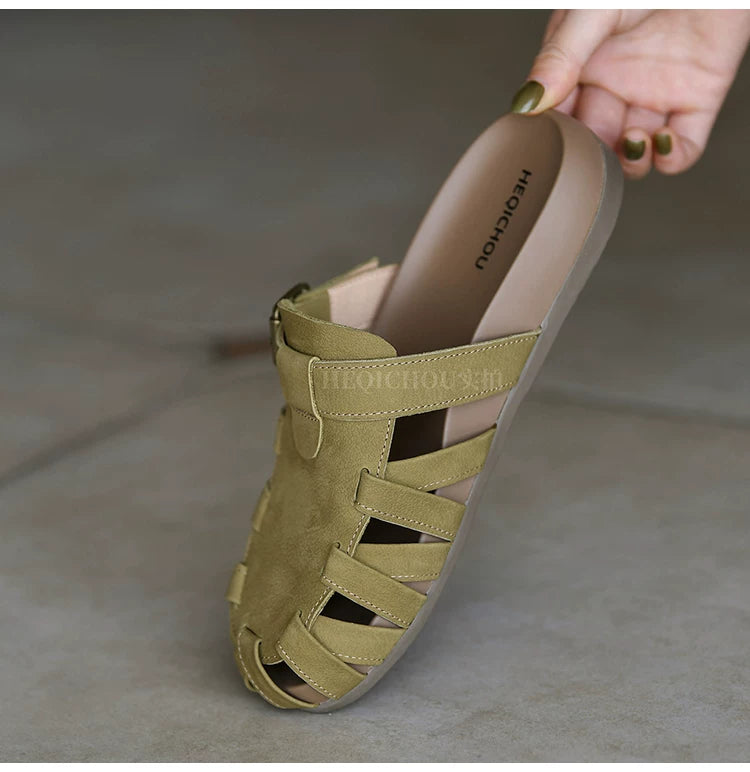 Elowen Woven Buckle Slingback Sandals