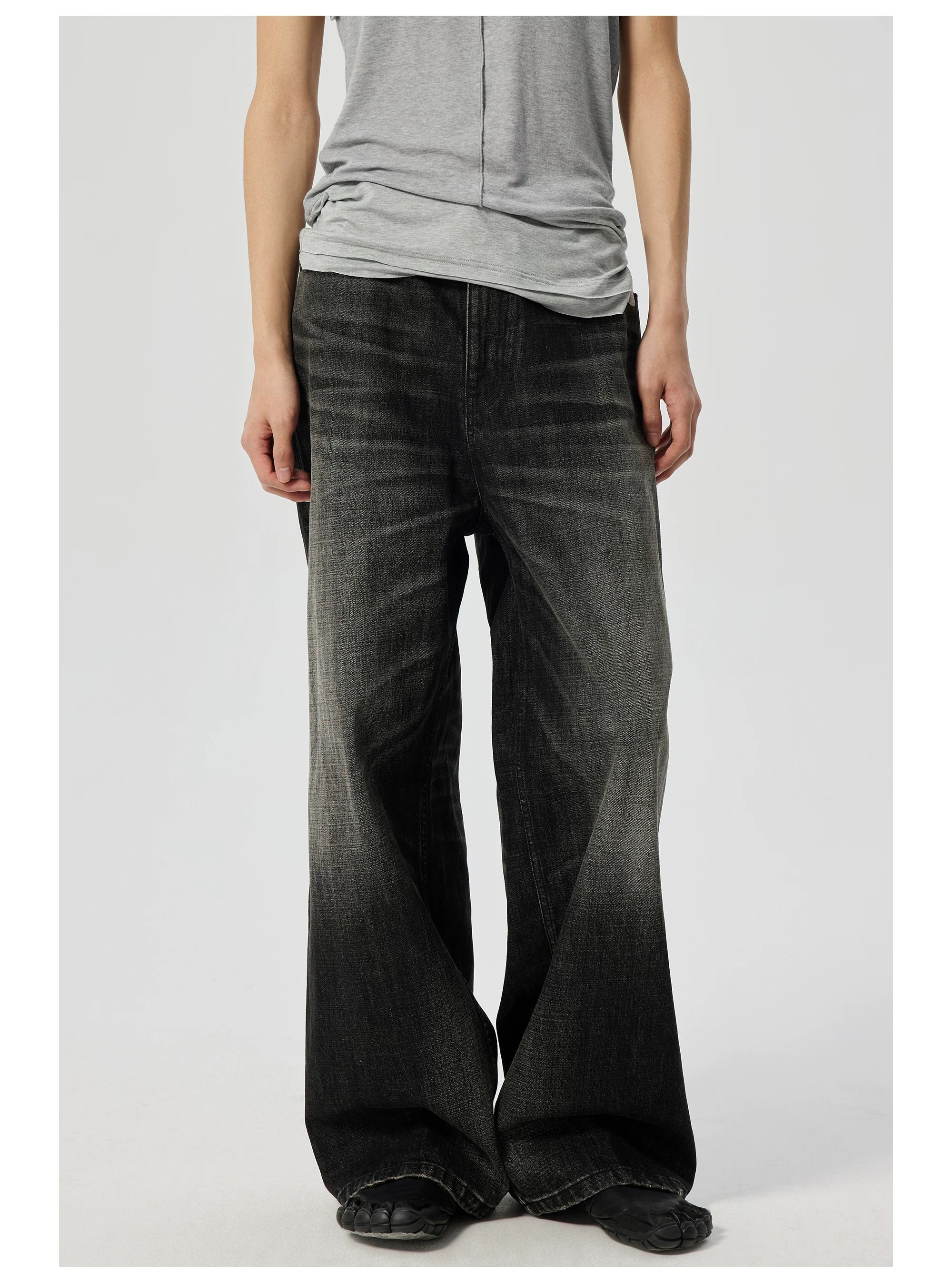 Shadow Wash Baggy Denim Jeans