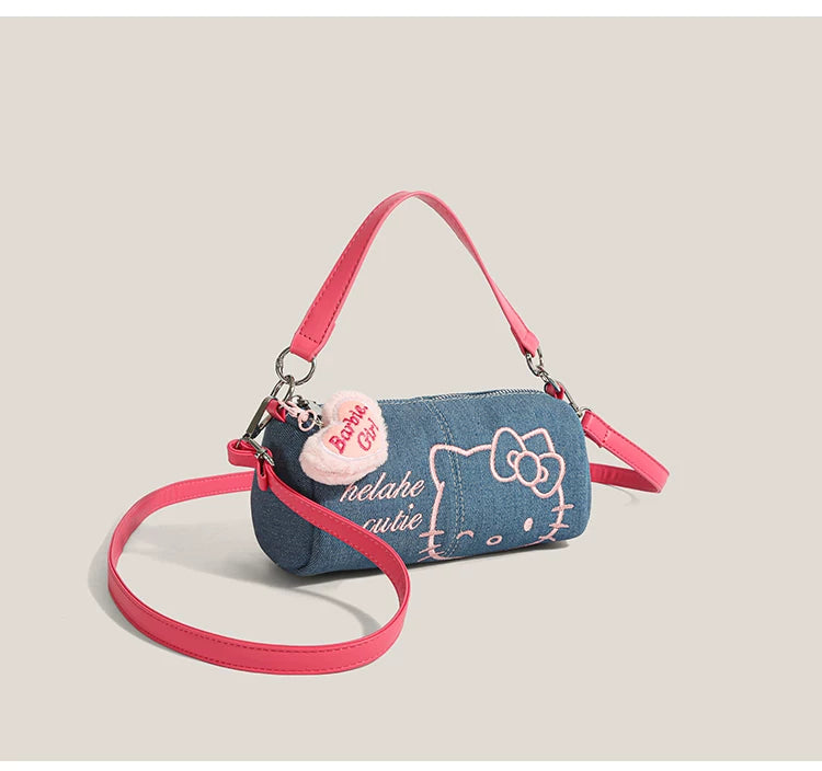 Denim Barbie Kitty Baguette