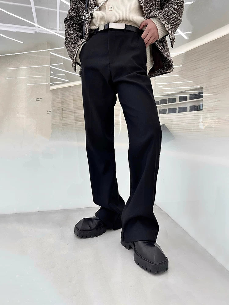 Gallery Noir Straight-Leg Trousers