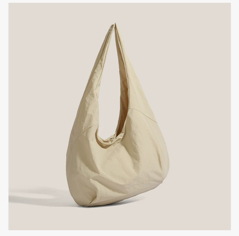 Oat Cloud Slouch Hobo Tote