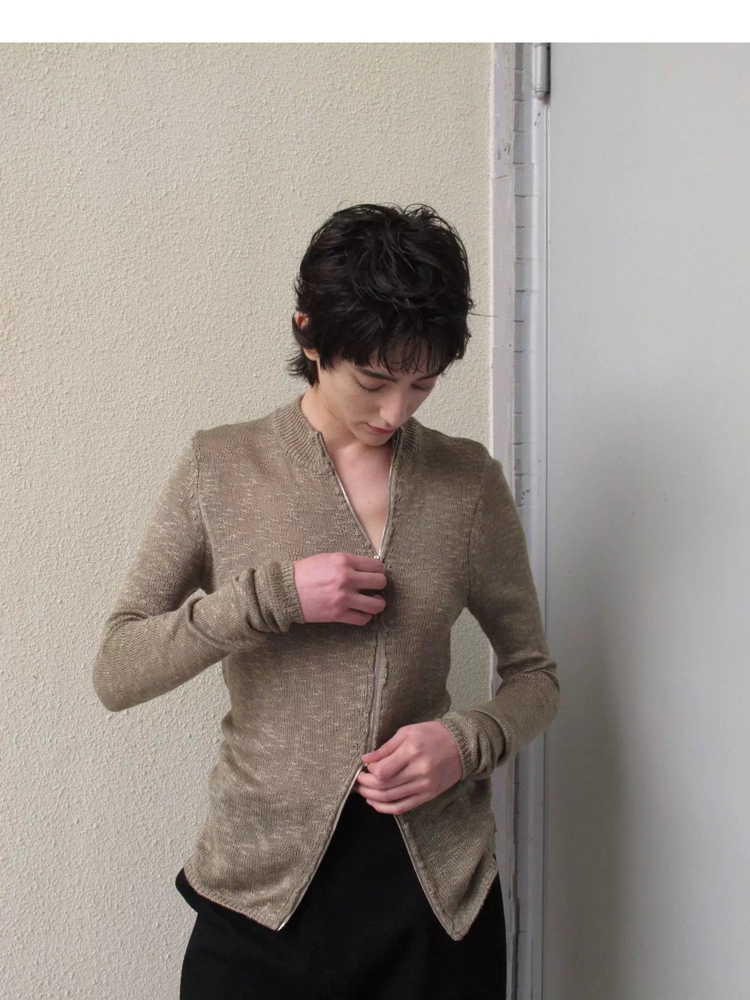 Sheen Second-Skin Zip Cardigan