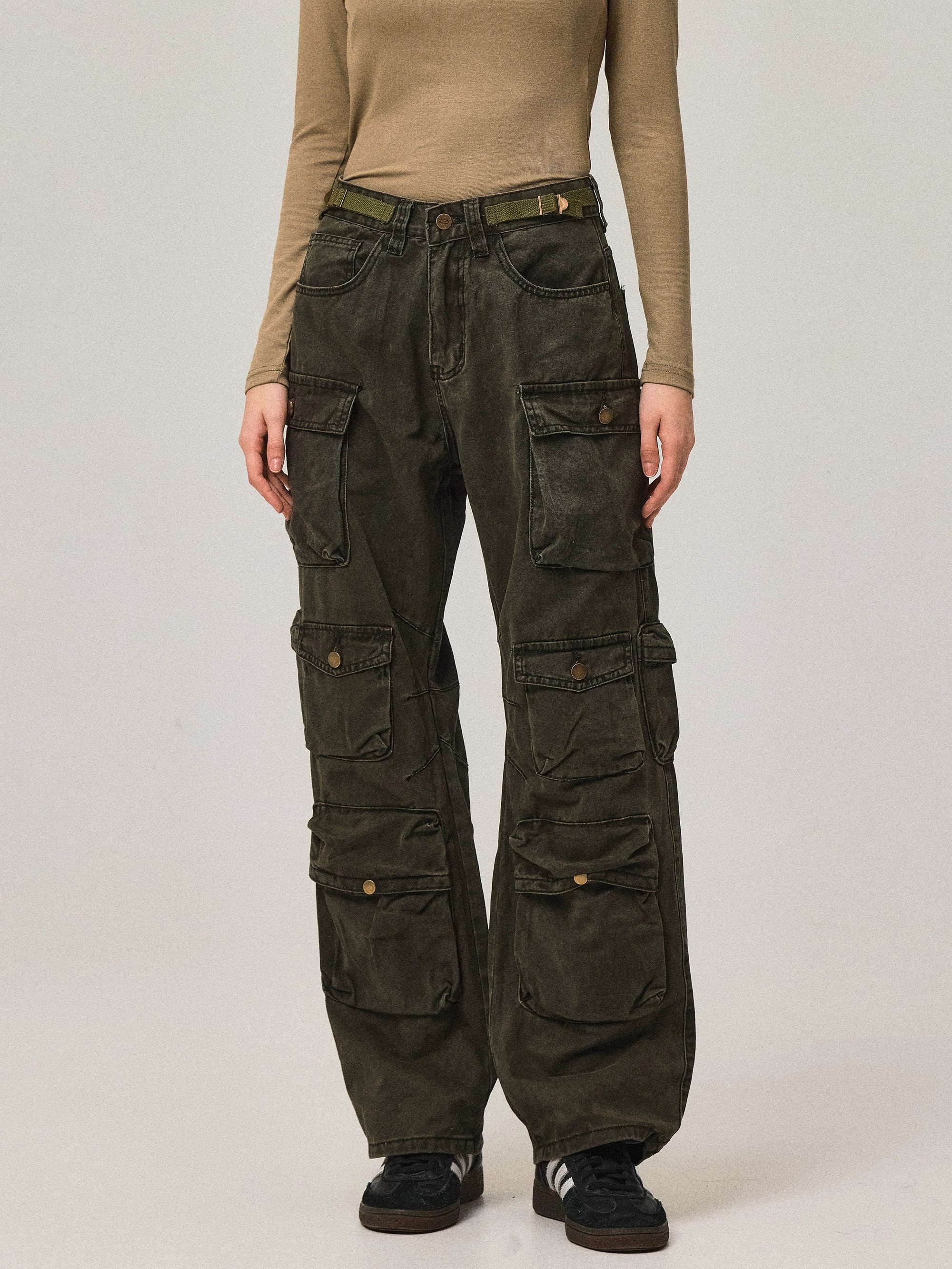 Pantalon à jambes larges occasionnels en vrac hip-hop