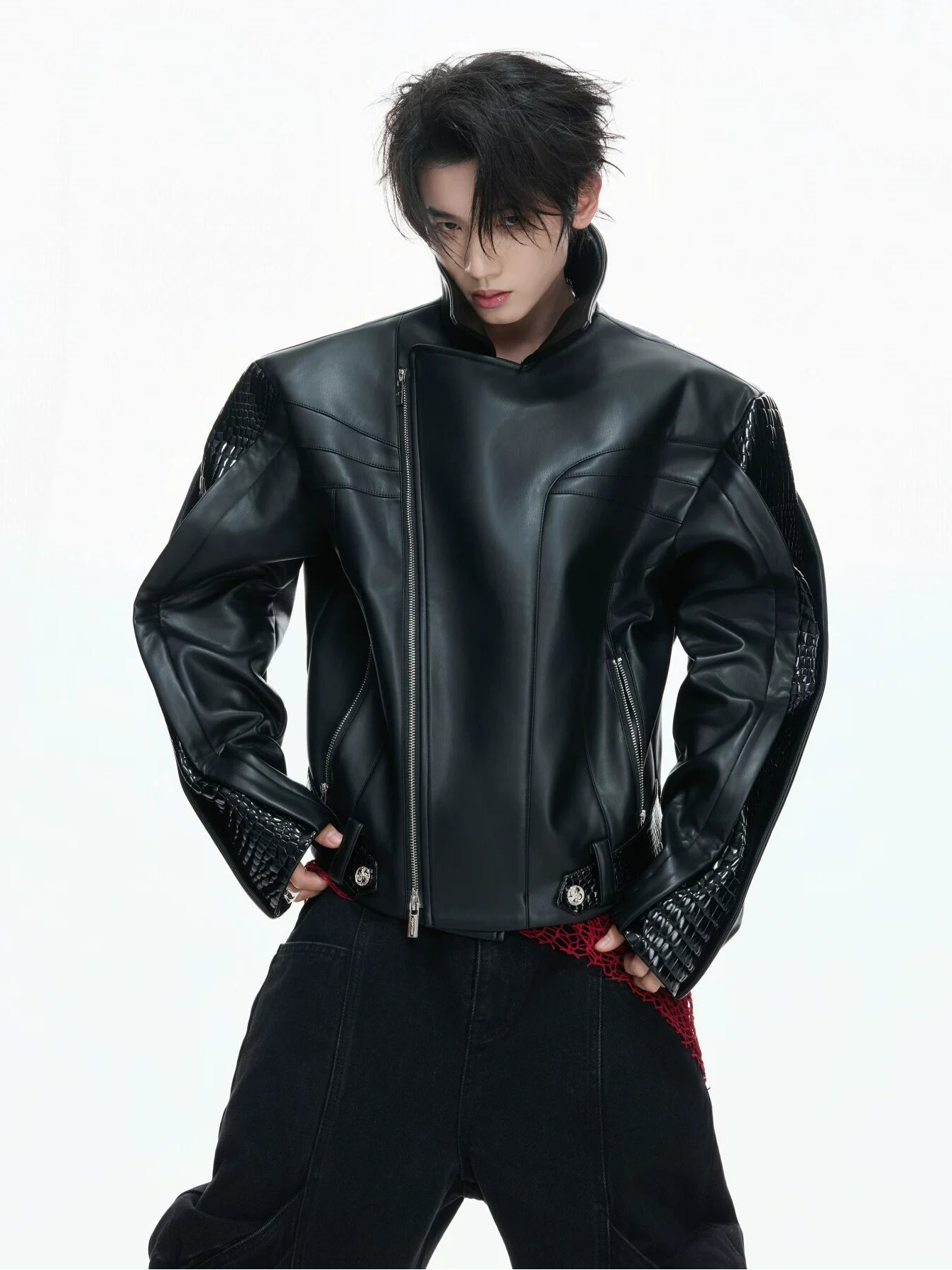 Tessellate Grid Armor Rider Jacket