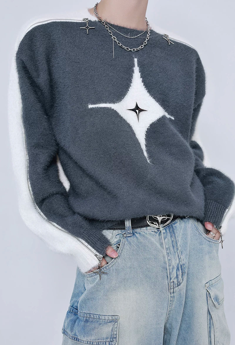 Nova Rift Asym Zip-Star Sweater