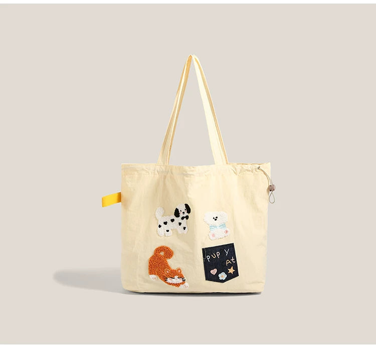 Puppy Pals Playtime Drawstring Tote