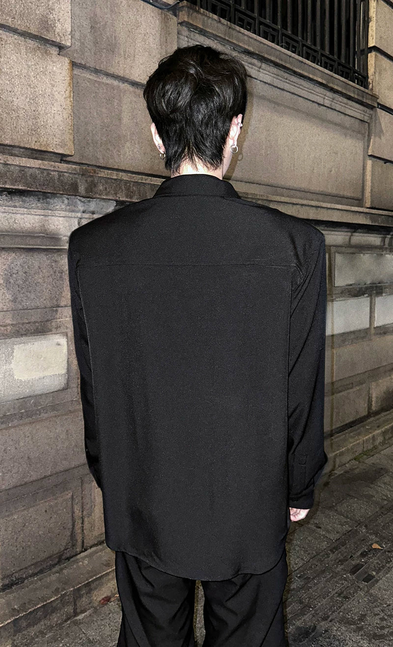 Nocturne Constellation Crystal Dress Shirt