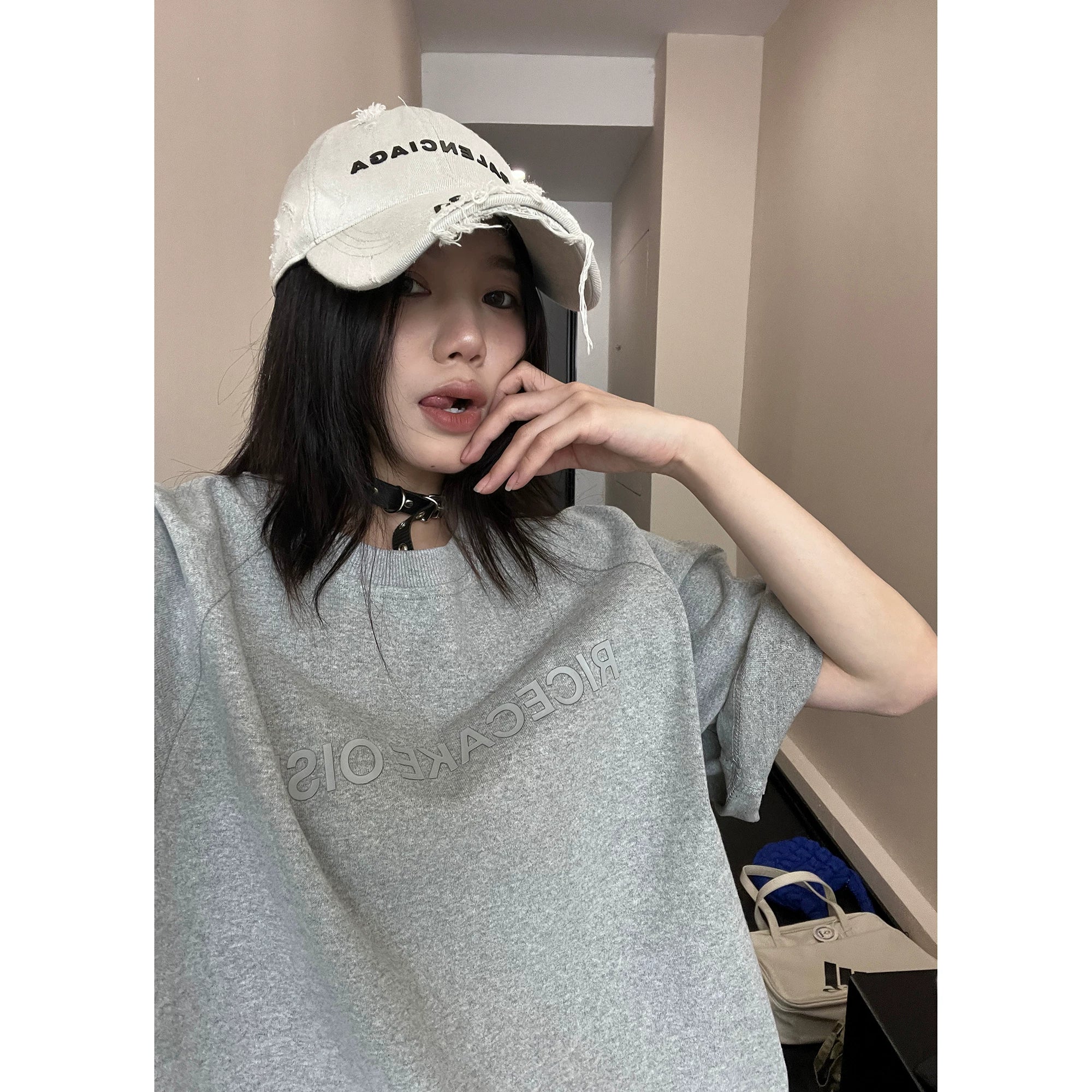 Frosted Logo Heather Tee