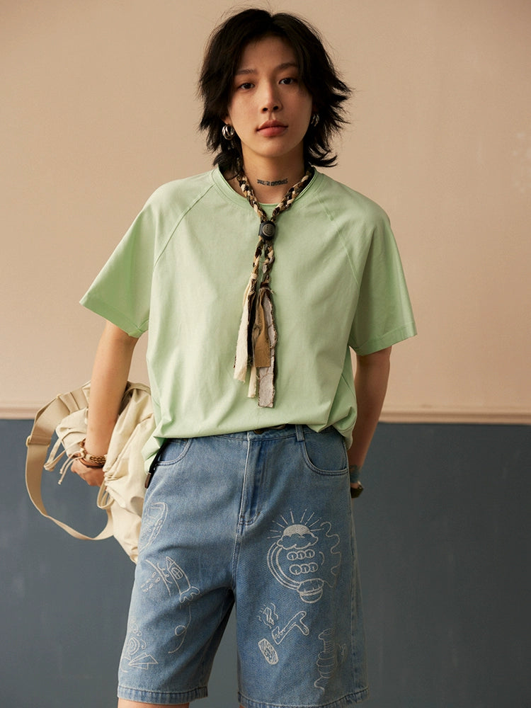 Octopusme boho chic raglan tee