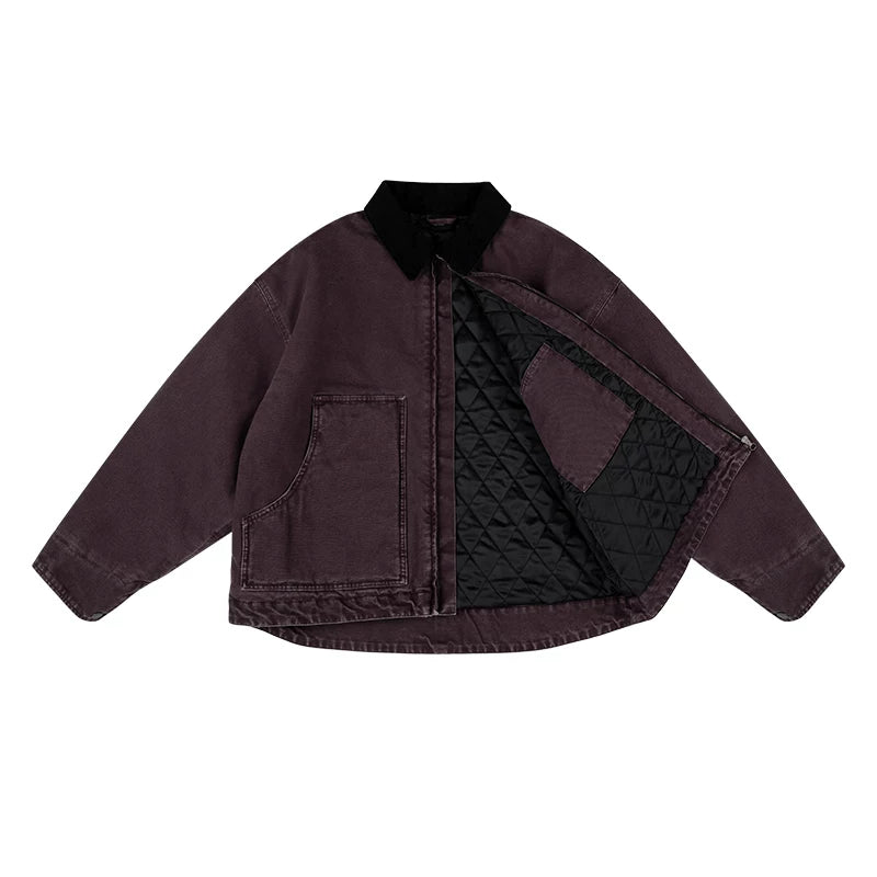 Two-Tone Quarry Collar Work Jacket