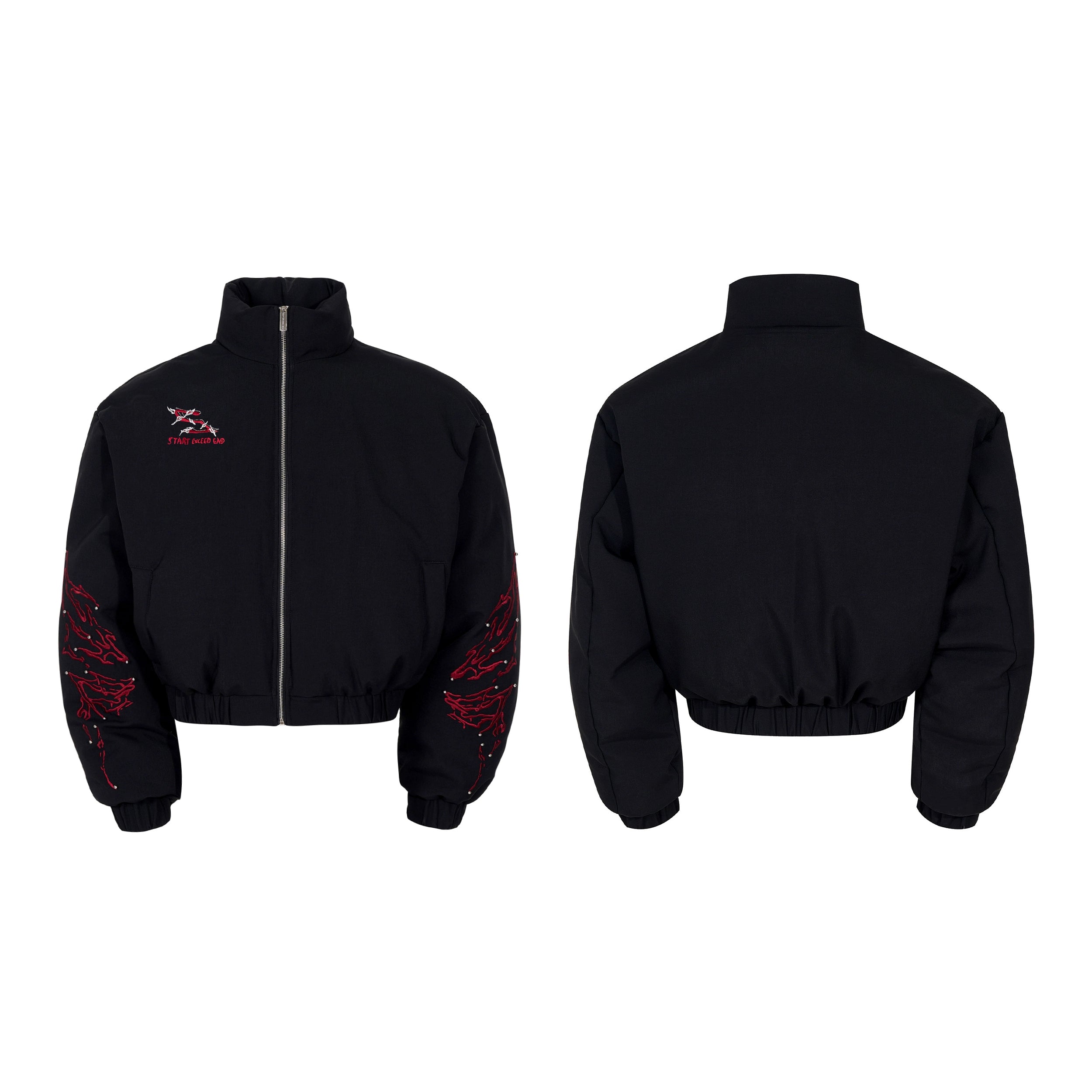 Inferno Stitch Bomber Jacket