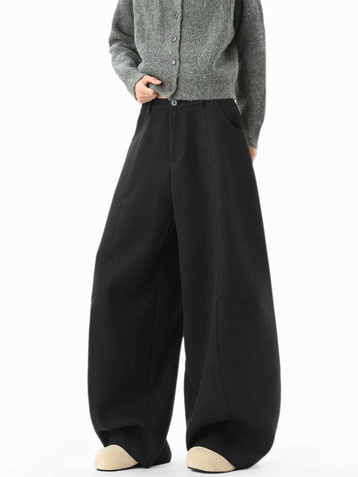 Hearthstone Wool Balloon Trousers