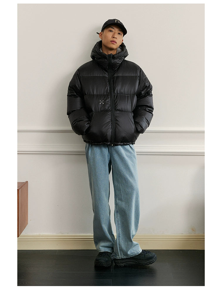 Retro Hooded Puffer Jacket