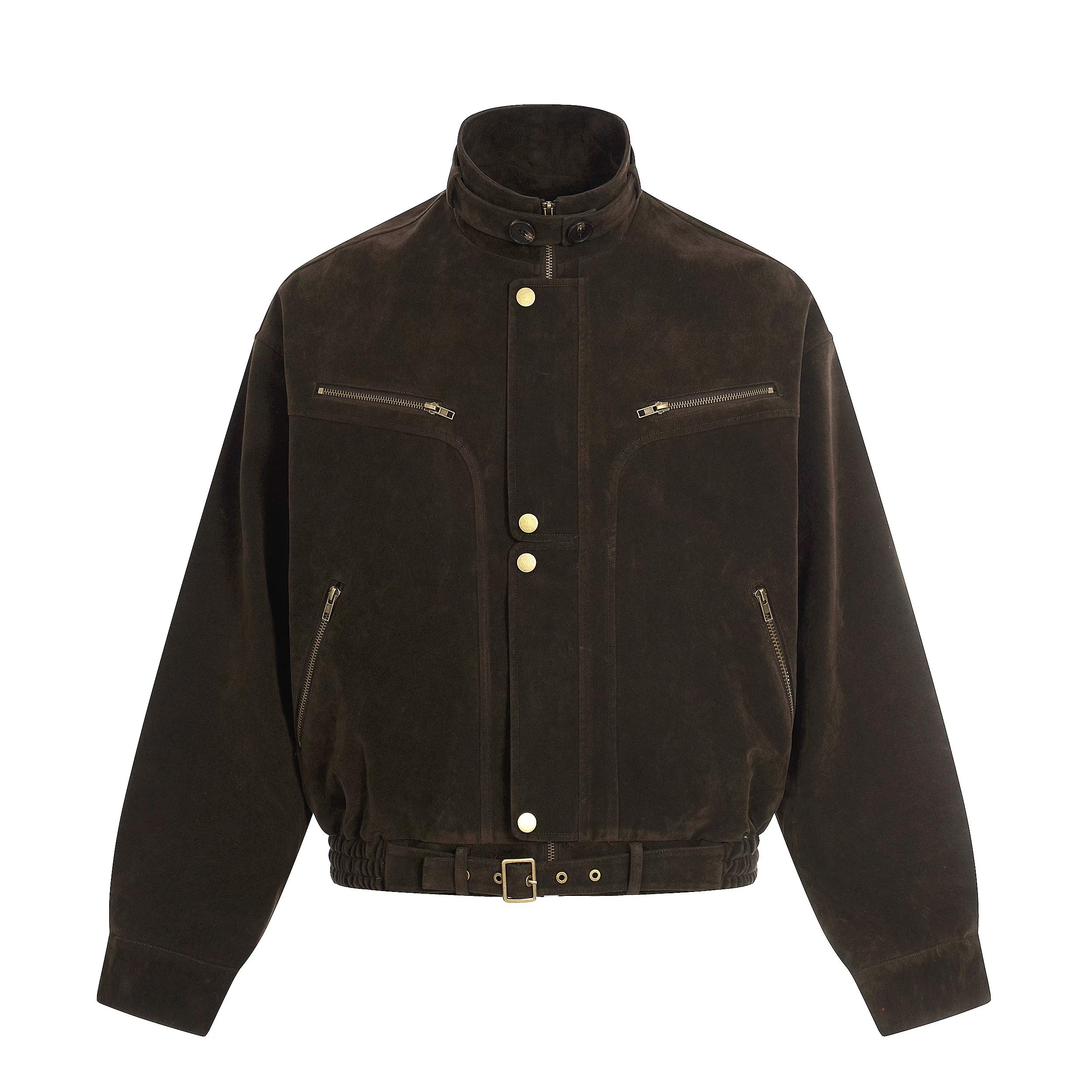 Midnight Garrison Velvet Utility Jacket