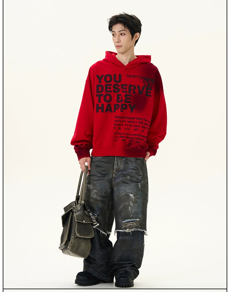 Red Graphic Hoodie