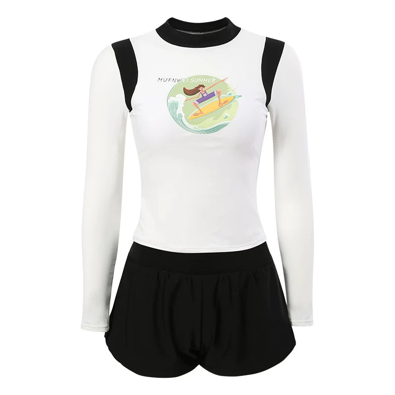 Orbit Rider Graphic Swim Set