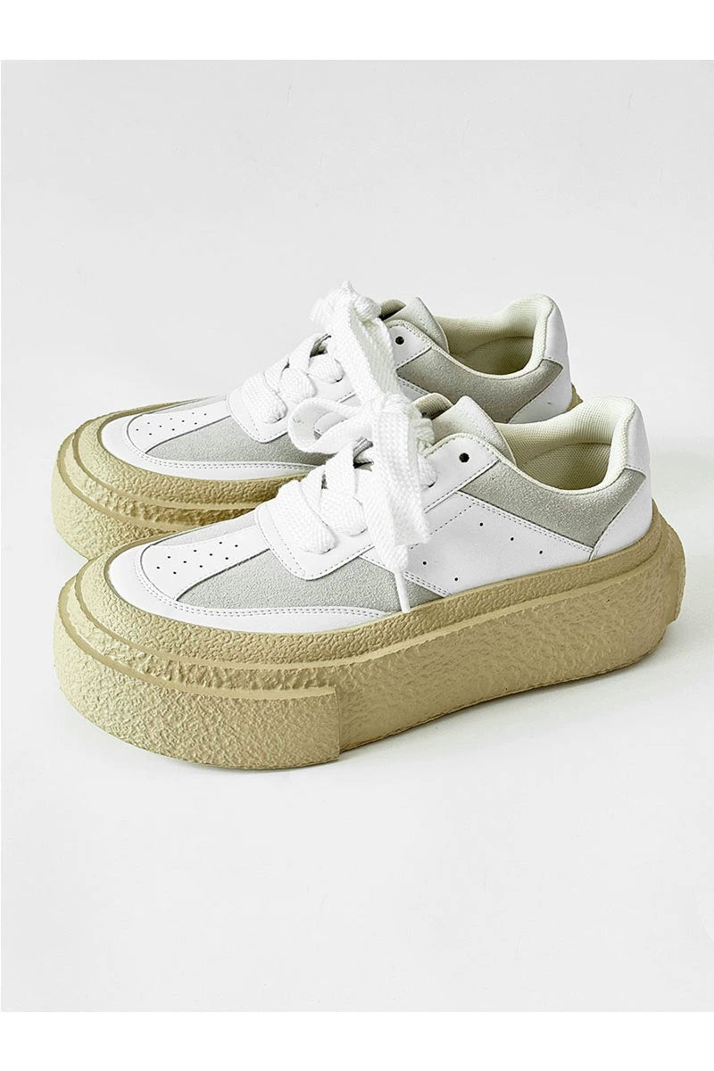 Chunky Textured Sole Sneakers