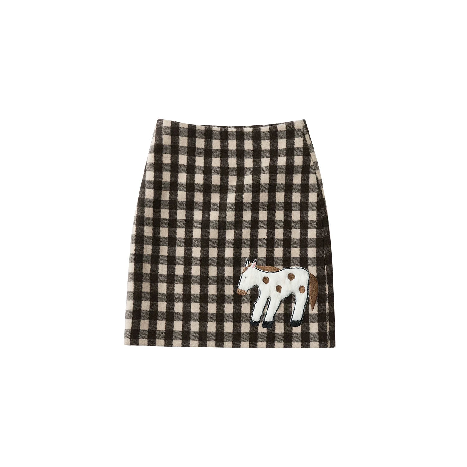 Gingham Pony Meadow Mini Skirt
