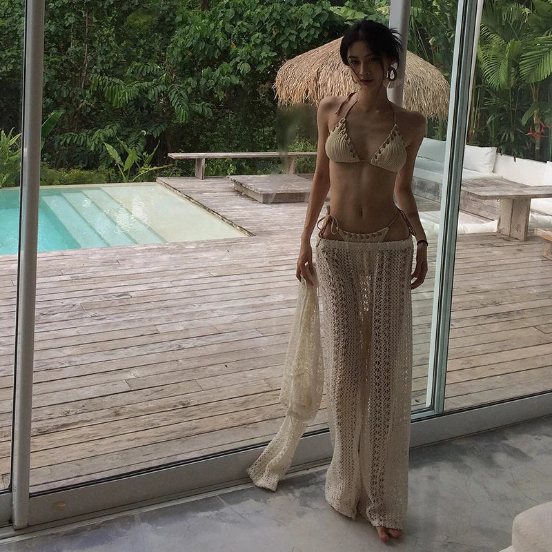 Midnight Grotto Crochet Resort Bikini