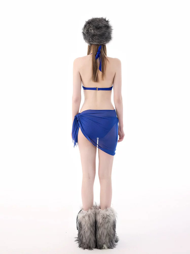 Glacier Siren Sapphire Bikini Set