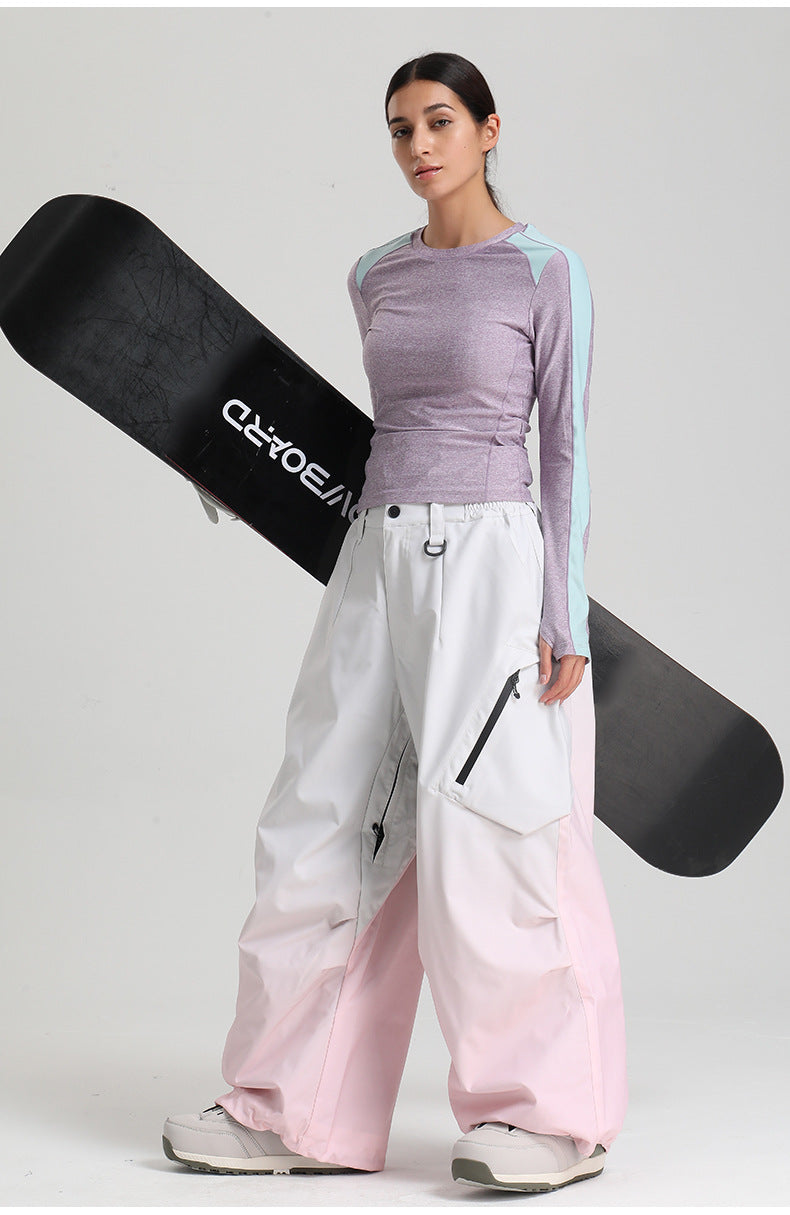 DriftDrop Wide-Leg Snow Pants