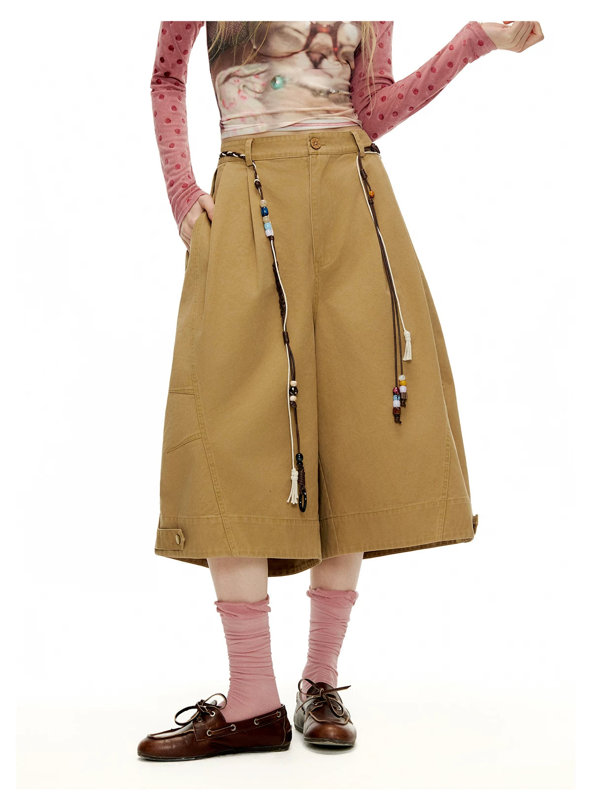 Playground Poet Wide Sailor Culottes