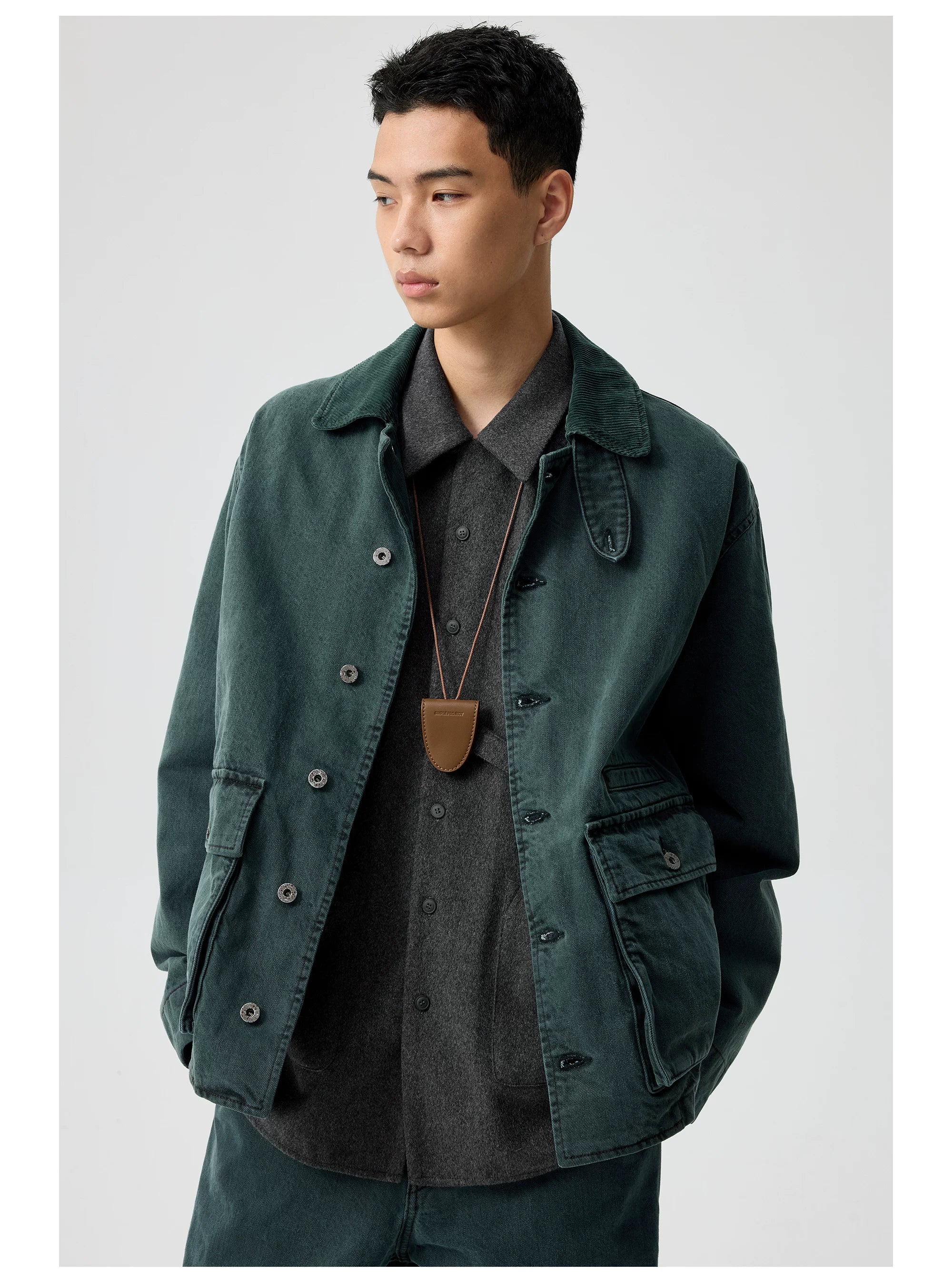 Garment-Dyed Utility Jacket