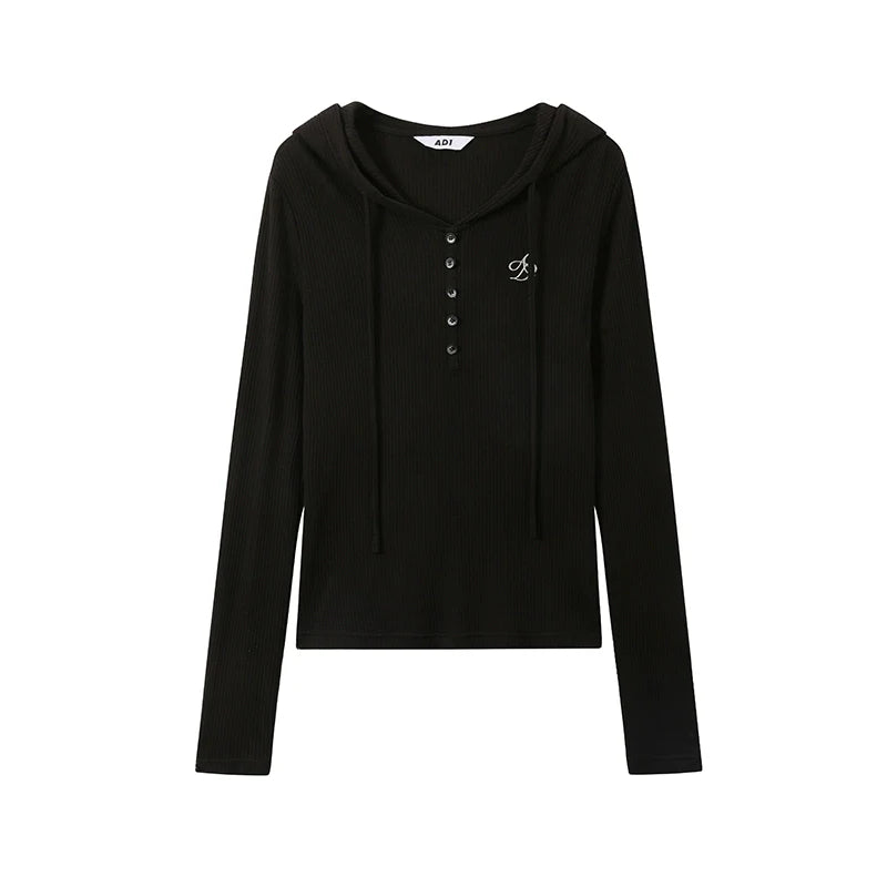 Acogedora sudadera con sudadera con sudadera con Henley