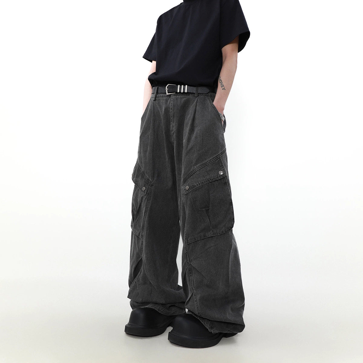 Shadow Fold Utility Cargo Jeans