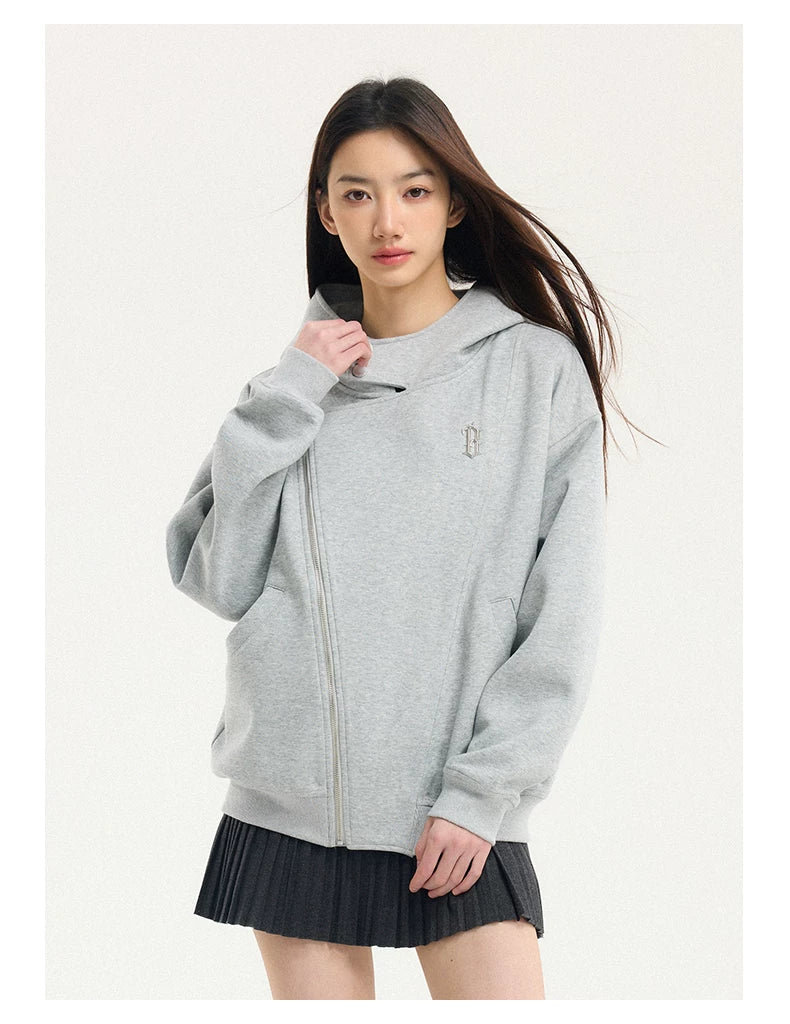 Metro Drape Moto Hoodie Jacket