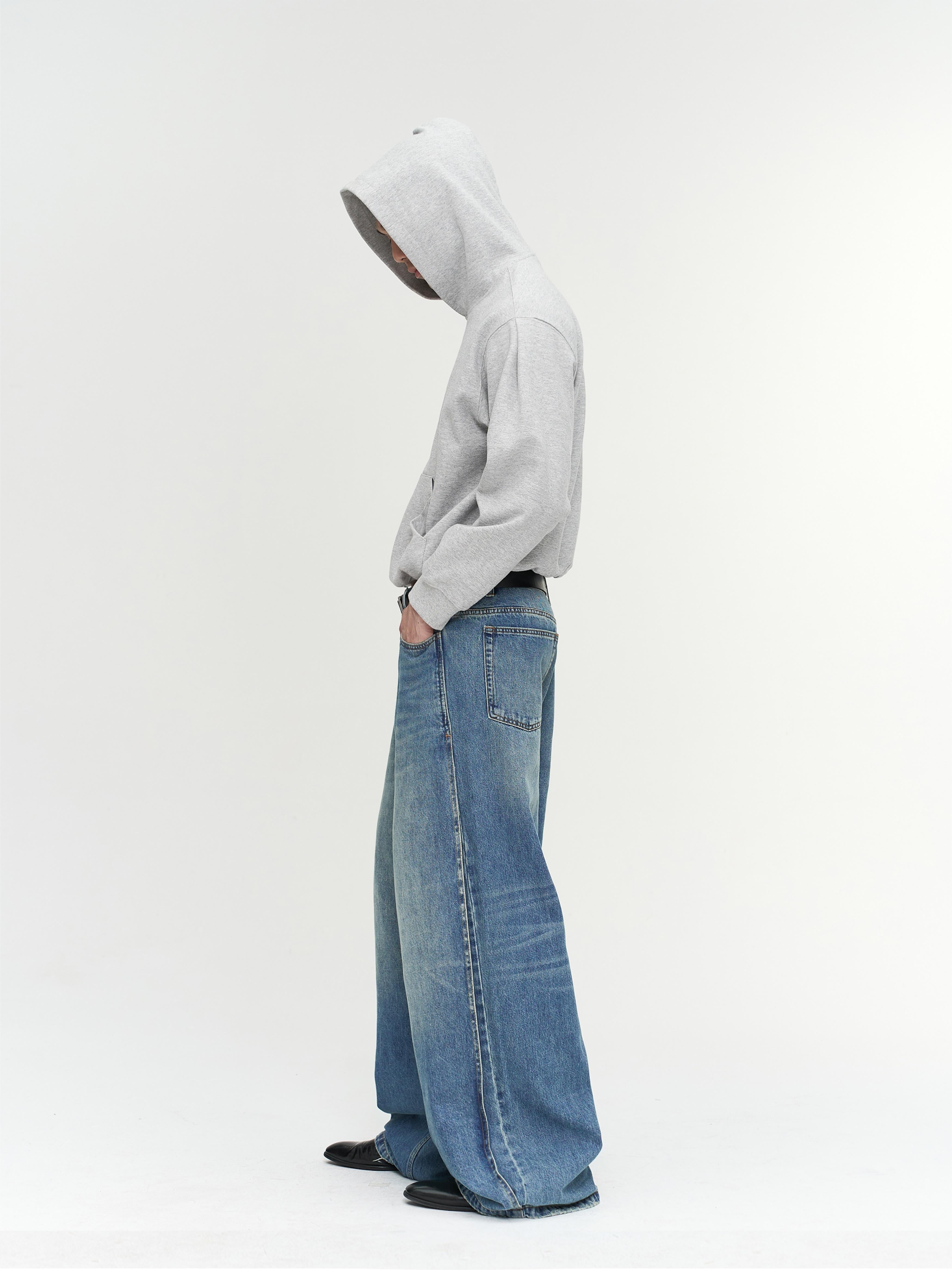 Classic Wide-Leg Denim Jeans