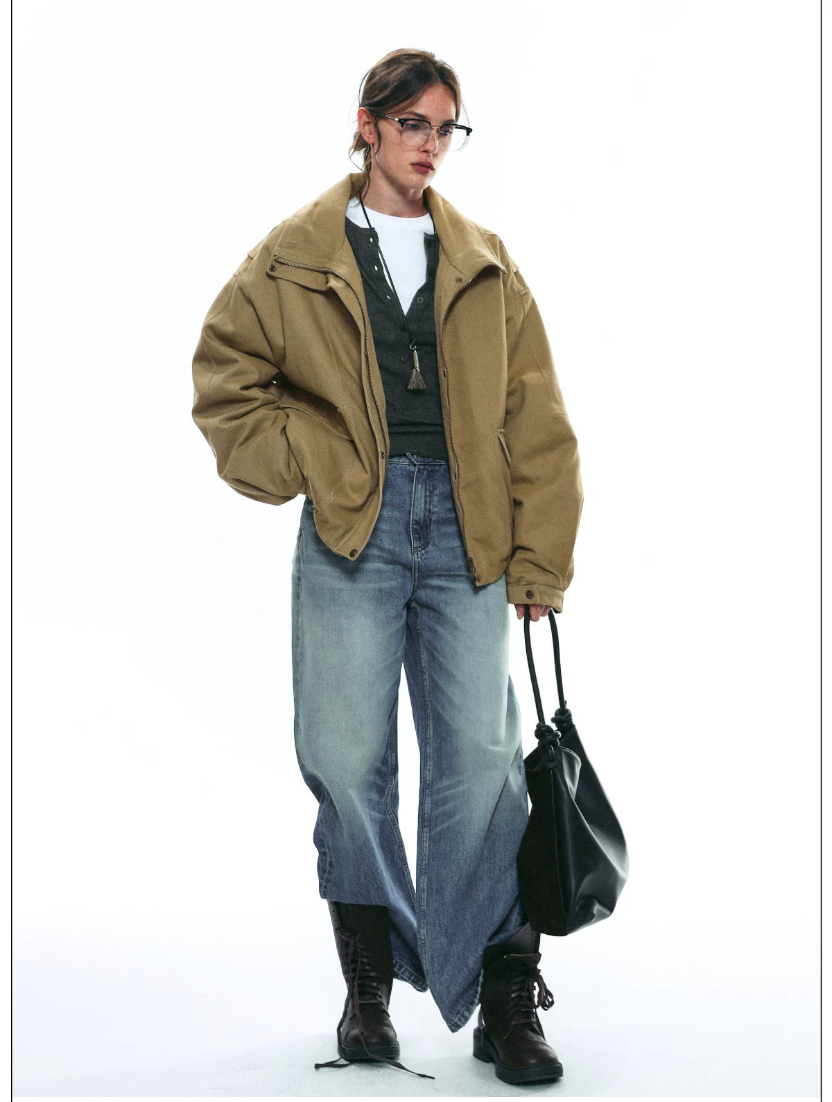 Prairie Haven Shearling Utility Jacket