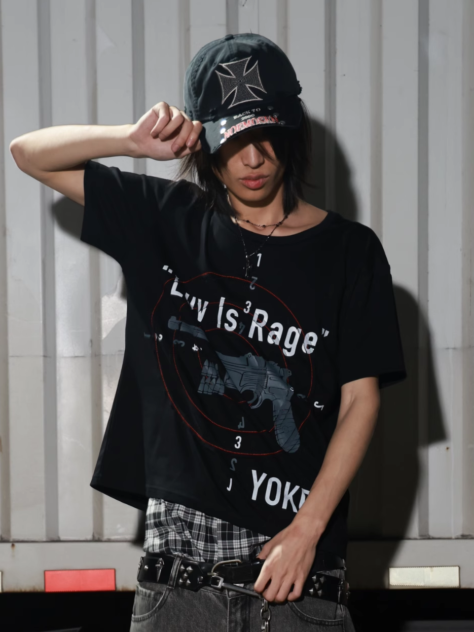 Iron Cross Distressed Brim Patch Cap