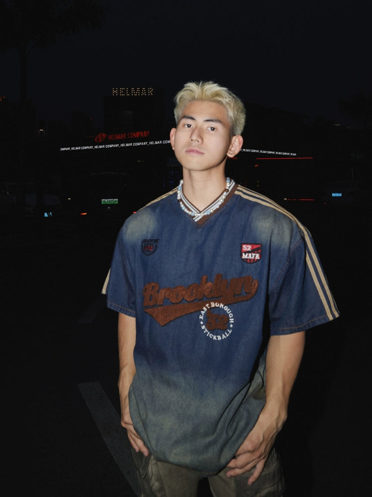 Vintage Brooklyn Ombre Denim Shirt
