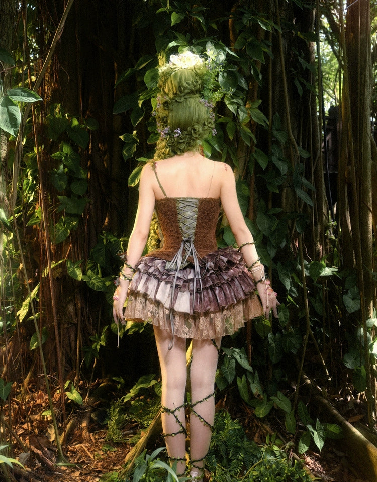 Steampunk Ruffle Corset