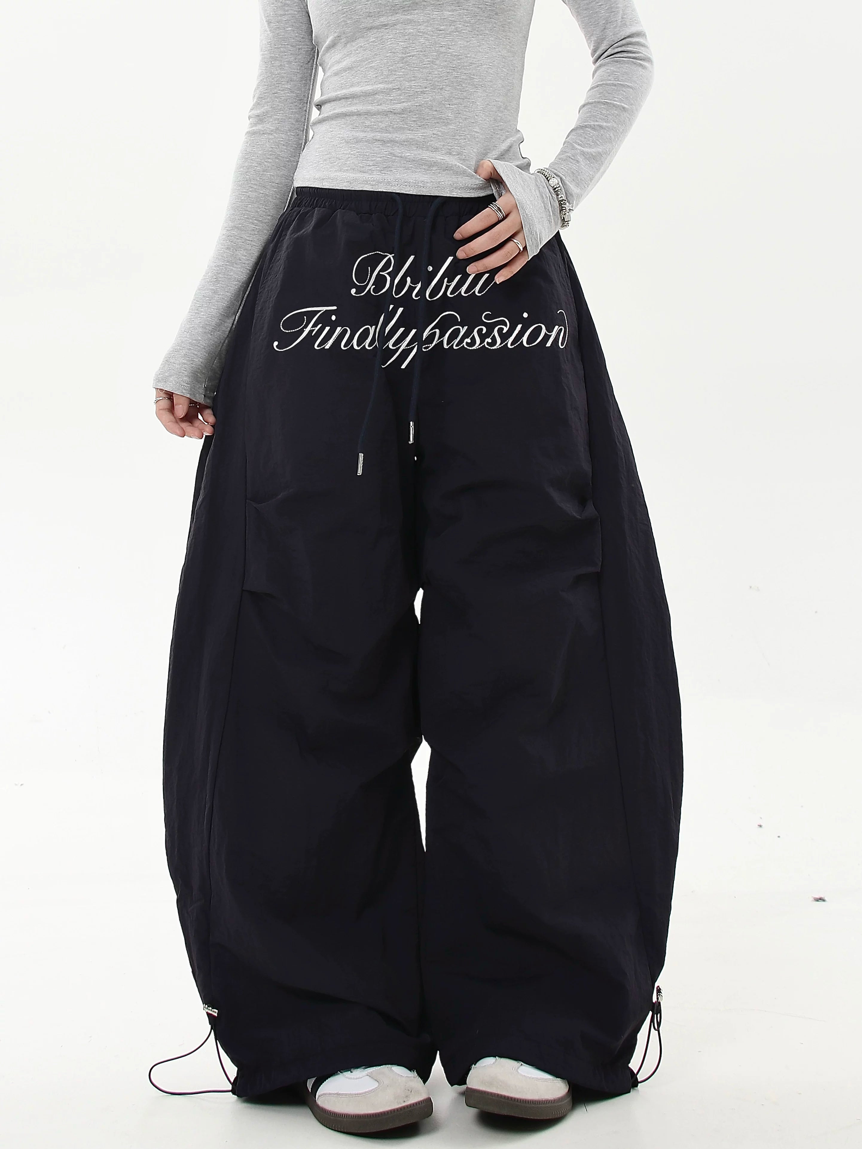 Scripted Devotion Parachute Pants