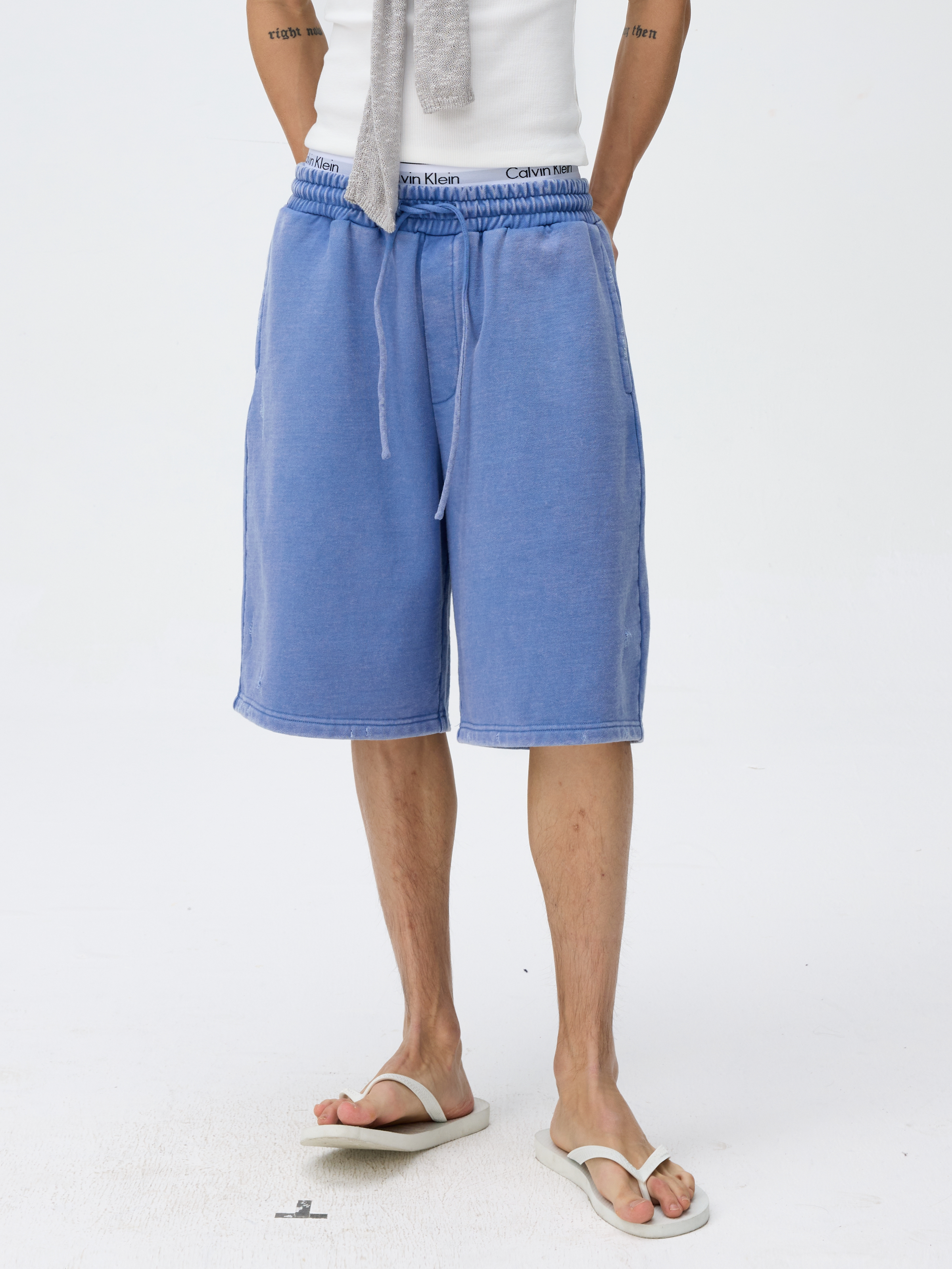 Periwinkle Haze Terry Sweatshirt